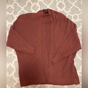 Mauve express open cardigan, Medium